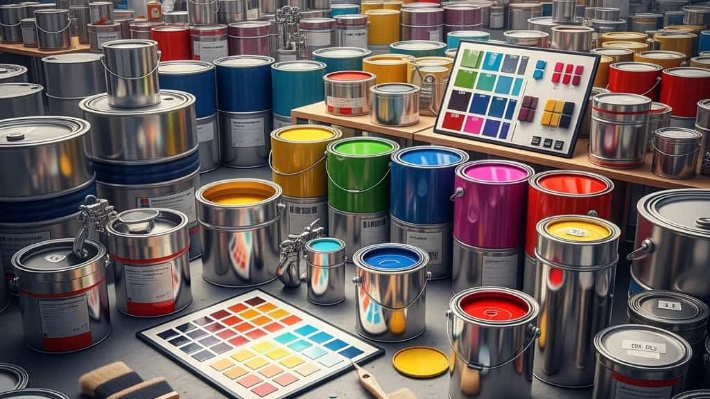 تولیدی رنگ‌های صنعتی در قزوین